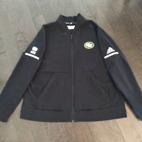 MEN’S ADIDAS CLIMALITE, EDMONTON ESKIMO’S full zipper, light jacket. Size 2XL - Picture 1 of 8